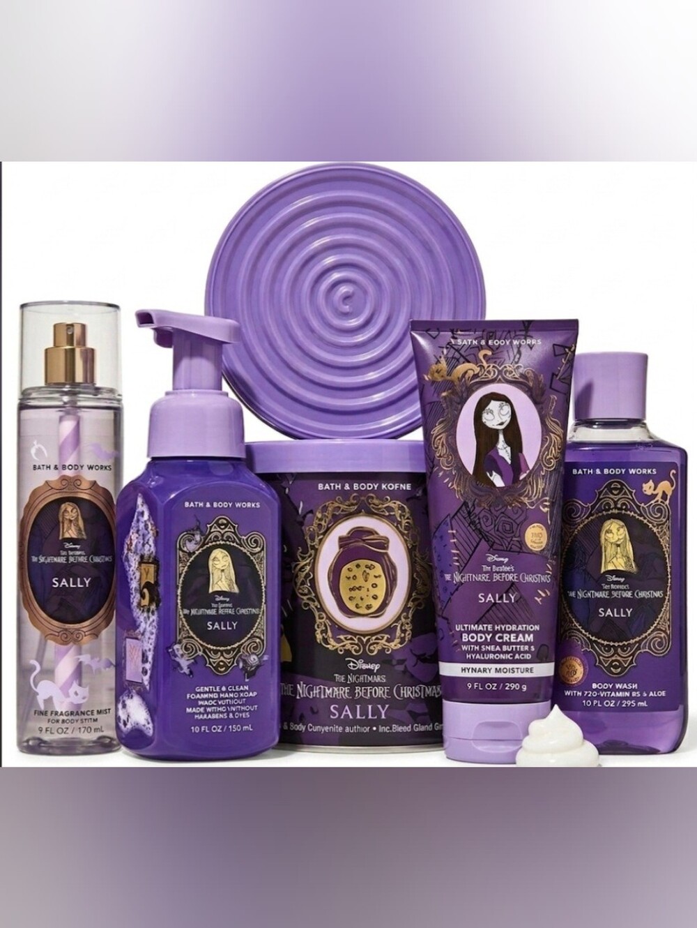 NEW!! Bath & Body Works THE NIGHTMARE BEFORE CHRISTMAS Sally BUNDLE